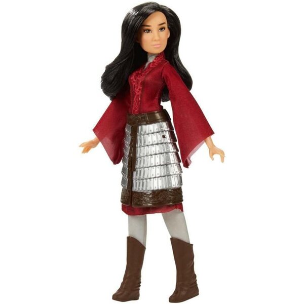 Disney Mulan Modepuppe mit Rüstung, Hose und Schuhen – Spiel für Kinder ab 3 Jahren