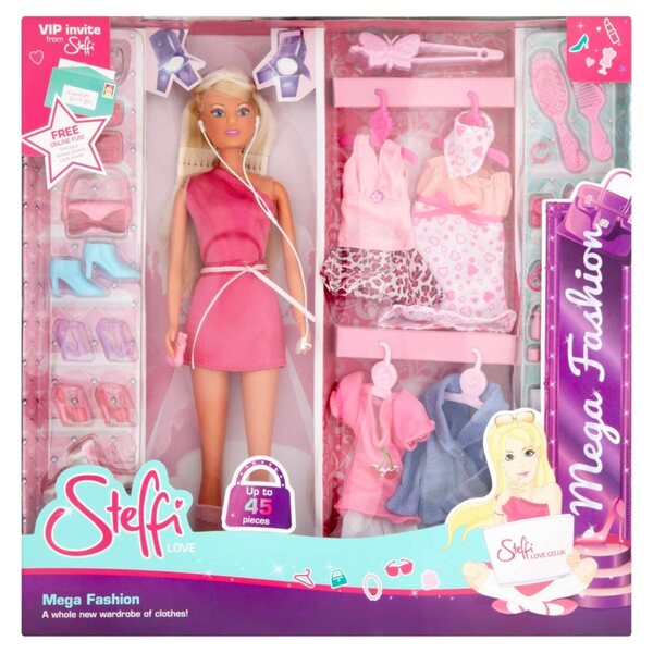 Steffi Love Mega Fashion: Set da 45 pezzi per bambini 3+ anni, moda e accessori