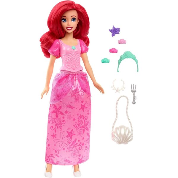 Disney Princess Ariel Set da Gioco con Bambola e Accessori per Bambini 4+
