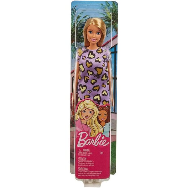 Barbie mit Herzkleid und weißen Plateau-Sneakern, Mode und Spiel für Mädchen