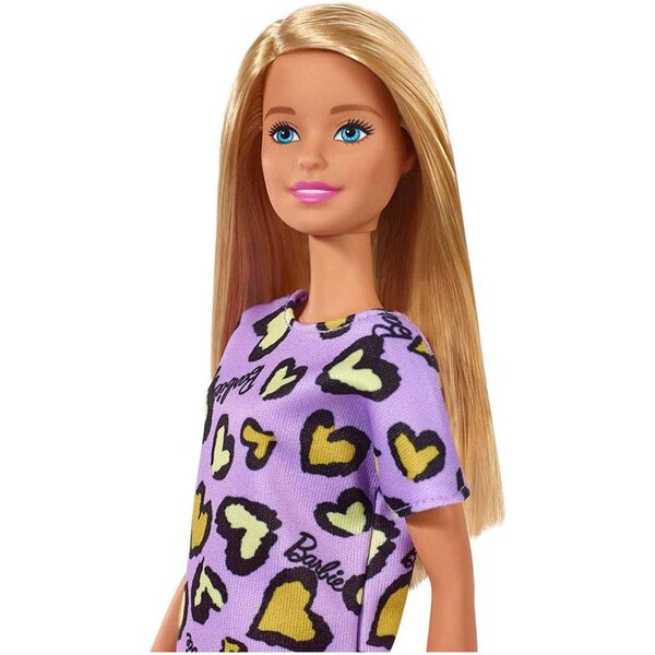 Barbie mit Herzkleid und weißen Plateau-Sneakern, Mode und Spiel für Mädchen