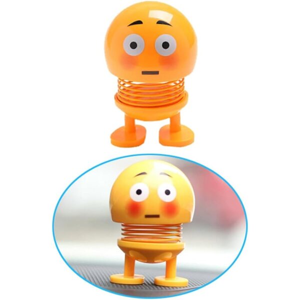 D19CS Auto-Deko-Wackelfigur, 8 cm, ABS – lustige Figur mit schüttelndem Kopf für Auto und Schreibtisch