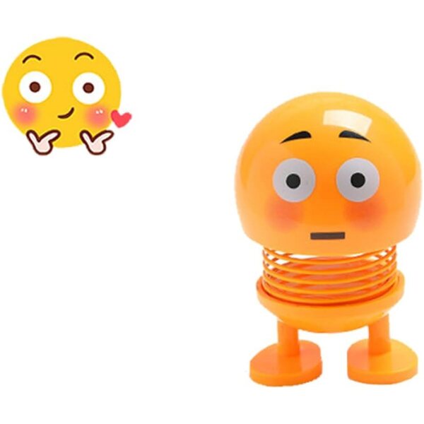 D19CS Auto-Deko-Wackelfigur, 8 cm, ABS – lustige Figur mit schüttelndem Kopf für Auto und Schreibtisch