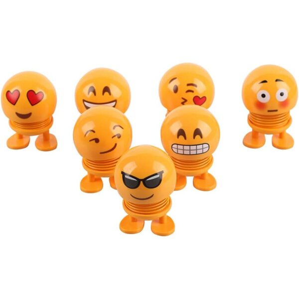 D19CS Auto-Deko-Wackelfigur, 8 cm, ABS – lustige Figur mit schüttelndem Kopf für Auto und Schreibtisch