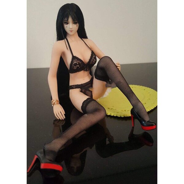 Damenbekleidungsset 1/6 VUSLB BH, Slip und Socken für 12-Zoll-Actionfigur