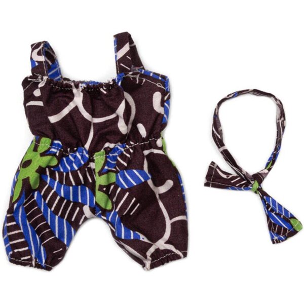 8 Zoll große afroamerikanische Babypuppe – realistische Puppe mit komplettem Kleidungsset