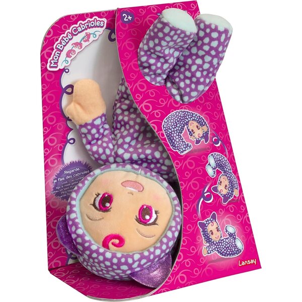 Lansay Lappenpuppe in Stoff, kleurrijk, 22 cm - Knuffel voor kinderen +2 jaar