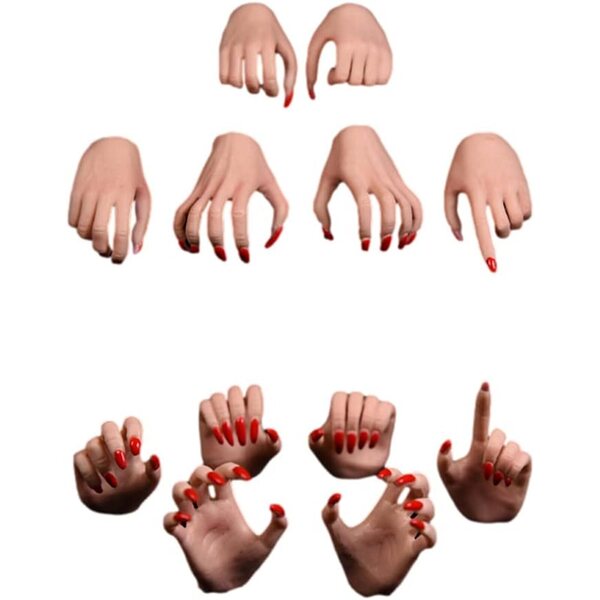 Mani 1/6 per bambole action seamless corpo femminile pelle chiara VUSLB