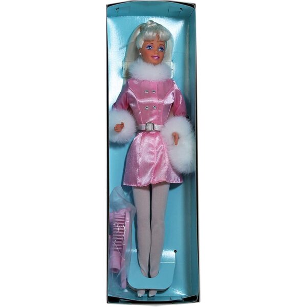 Barbie Winter Dazzle 1997 – Kollektionspuppe mit rosa Winteroutfit und Fell