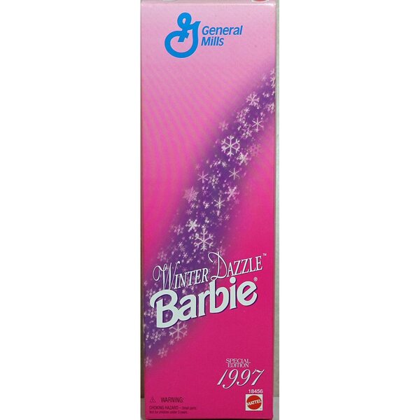 Barbie Winter Dazzle 1997 – Kollektionspuppe mit rosa Winteroutfit und Fell