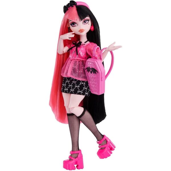 Monster High 2022 Draculaura 25 cm met originele verbindingen en accessoires