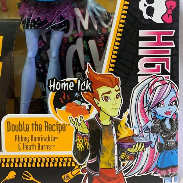 Monster High Mattel BBC82 Set mit Abbey Bominable und Heath Burns Puppen, 2-teilig