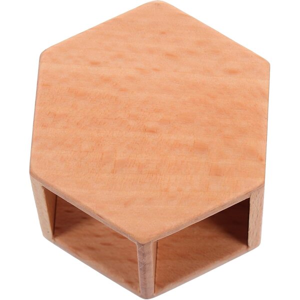 BESPORTBLE Tavolino da Tè in Miniatura in Legno per Casa delle Bambole 5x4 cm