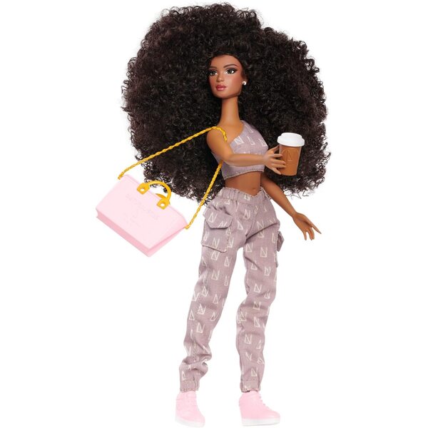Naturalistas Coffee Casual Fashion Pack: Outfit e Accessori per Bambole 29,8 cm