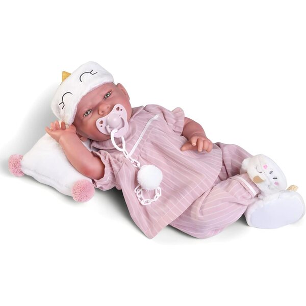 Antonio Juan Sweet Reborn Lea 42 cm große Puppe mit Schlafanzug, Augen und Accessoires