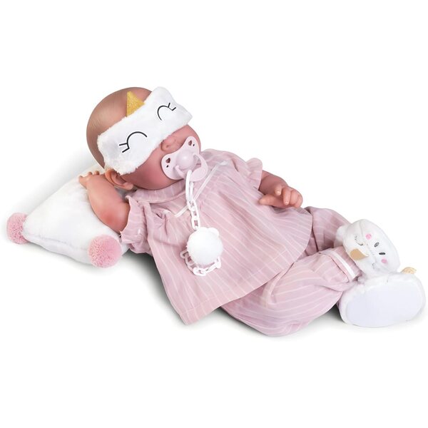 Antonio Juan Sweet Reborn Lea 42 cm große Puppe mit Schlafanzug, Augen und Accessoires