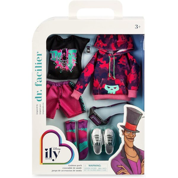 Disney ILY 4EVER Dr. Facilier Modeset für Puppen – inspiriert von „Die Prinzessin und der Frosch“.