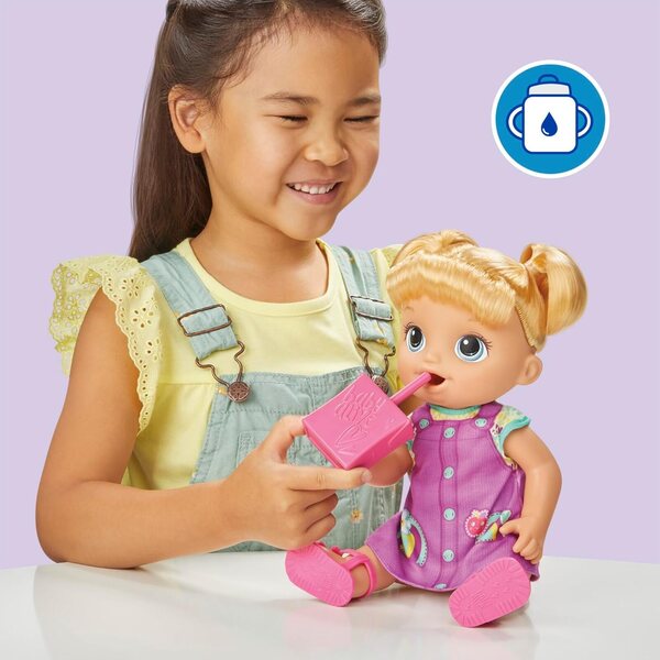 Baby Alive Time for School 30,5 cm große Puppe mit blonden Haaren, Spiel für Kinder ab 3 Jahren