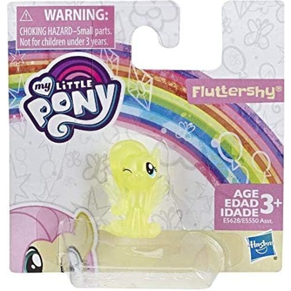My Little Pony Fluttershy Minifigur 3,8 cm mit Flügeln und transparenter Oberfläche