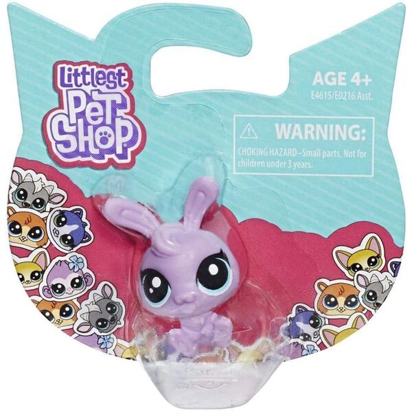 Littlest Pet Shop Mini-Personaggio Bunny Serie 2 - Piccolo Animale da Collezione