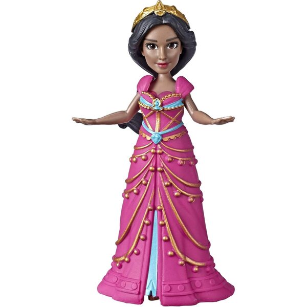 Bambola Collezionabile Principessa Jasmine 8,9 cm con Abito Rosa Disney Aladdin