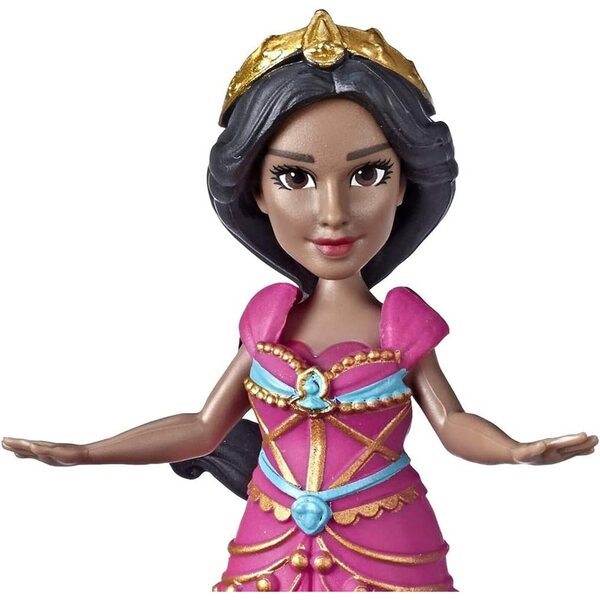 Bambola Collezionabile Principessa Jasmine 8,9 cm con Abito Rosa Disney Aladdin