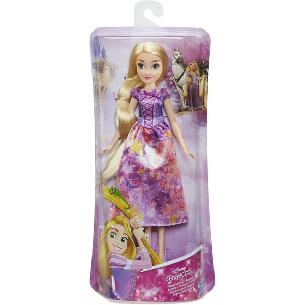 Disney Princess Rapunzel Royal Shimmer Puppe mit Kleid im Aquarell-Design