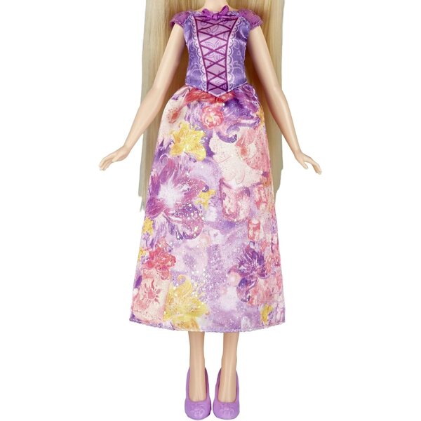 Disney Princess Rapunzel Royal Shimmer Puppe mit Kleid im Aquarell-Design