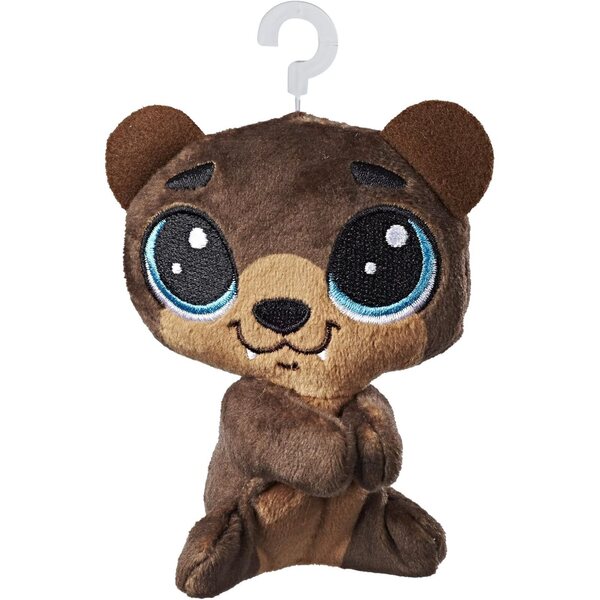 Littlest Pet Shop Hoffman Beary Clip-a-Pet - Peluche Morbido e Portachiavi