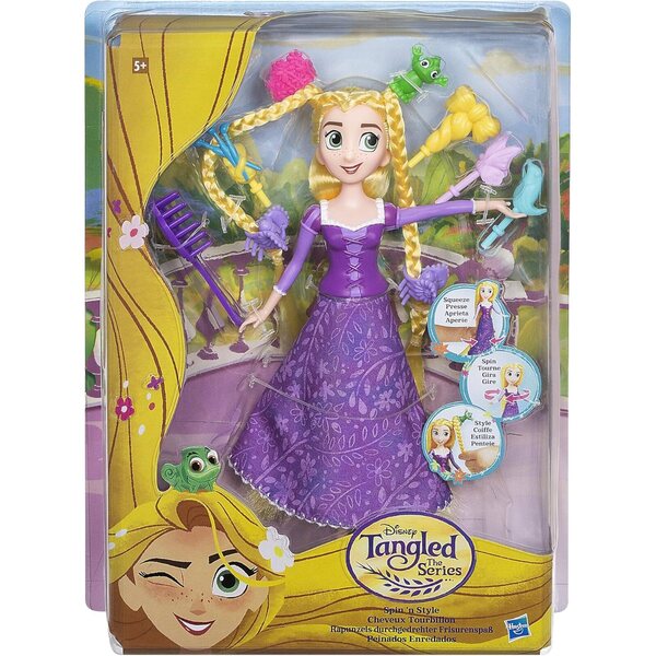 Hasbro Disney Rapunzel – Spielzeug mit langen Haaren und Frisurenzubehör