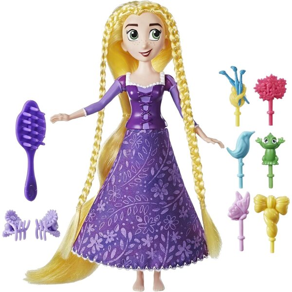Hasbro Disney Rapunzel – Spielzeug mit langen Haaren und Frisurenzubehör