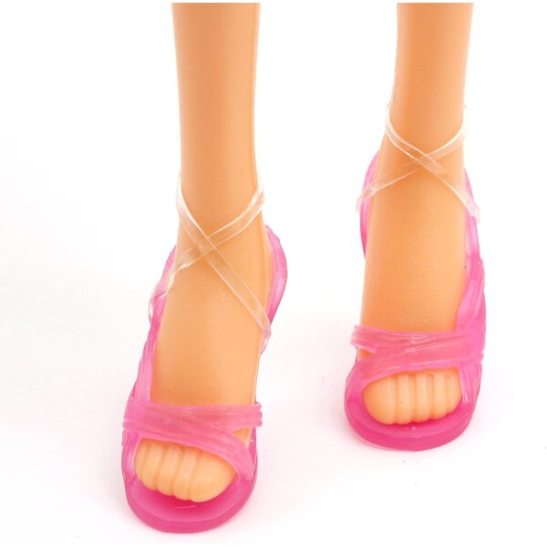 Winx Fairy Shine Stella - Pupa con abito glitterato, ali rimovibili e articolazioni