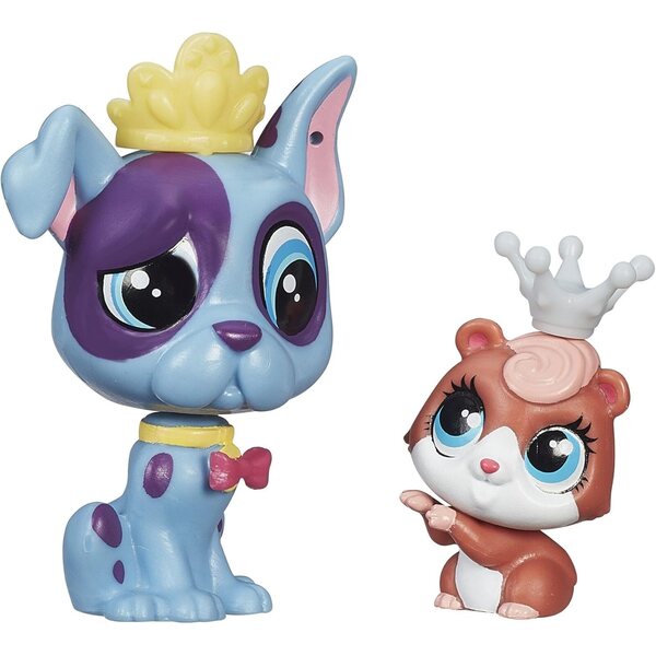 Littlest Pet Shop Duo Dane Maguire und Kiki Russo mit Deco Bit Animals und Zubehör
