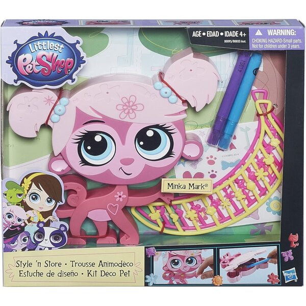 Littlest Pet Shop Store 'n Style Minka Mark - Pet con Accessori Decorativi