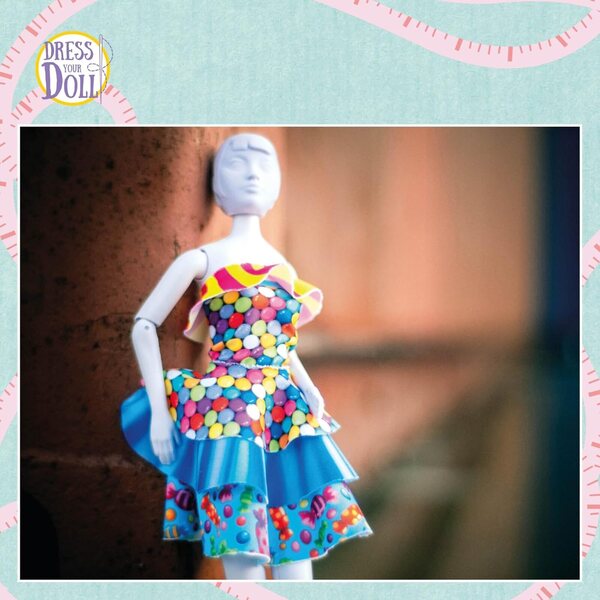 Maggy Candy Couture Outfit-Set für Puppen – einfaches Nähset für Anfänger