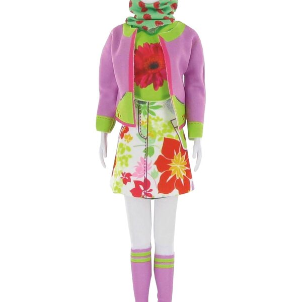 Dress Your Doll Level 2 – Kreativset zum Nähen von Kleidung für Candy Flower-Puppen
