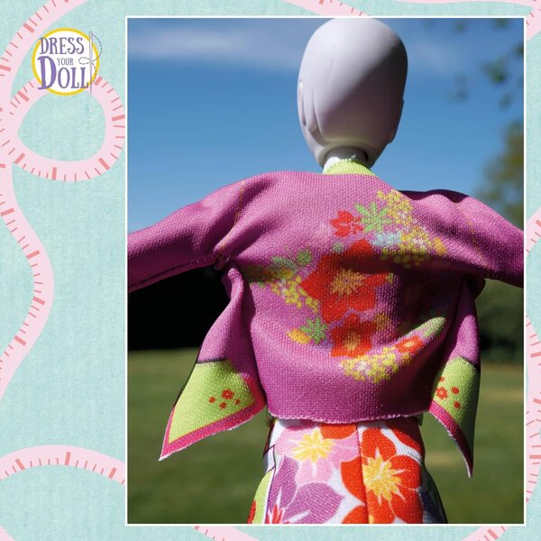 Dress Your Doll Level 2 – Kreativset zum Nähen von Kleidung für Candy Flower-Puppen
