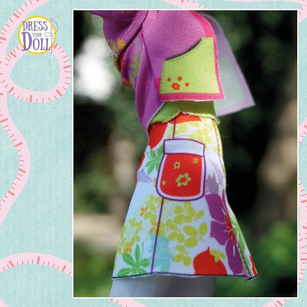 Dress Your Doll Level 2 – Kreativset zum Nähen von Kleidung für Candy Flower-Puppen