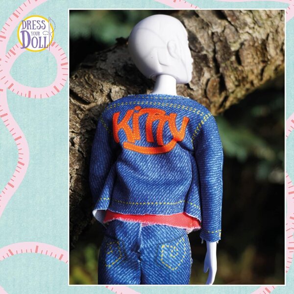 Vervaco Dress Your Doll Kit: Puppenkleidung nähen lernen – Kreatives Hobby für Kinder