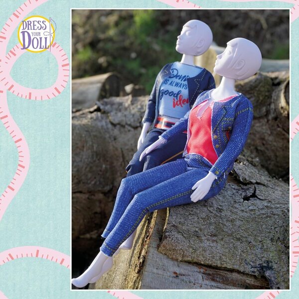 Vervaco Dress Your Doll Kit: Puppenkleidung nähen lernen – Kreatives Hobby für Kinder