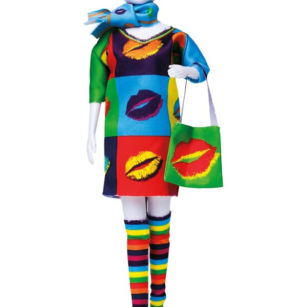 Set Couture-Outfit für Sally Kiss Vervaco, um einfache Kleidung für Puppen zu kreieren