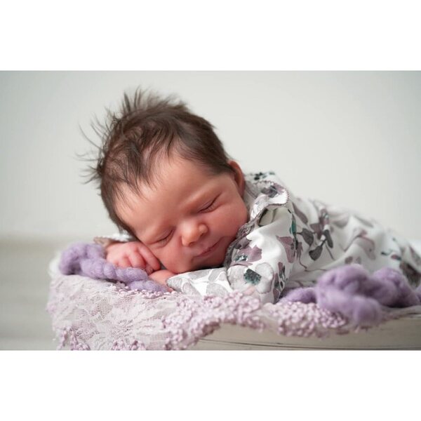Anano Pupa Realistisches Neugeborenes Silikon Ganzkörper 45,7 cm Reborn Baby