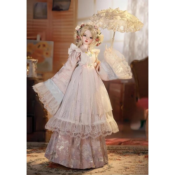 AMITT BJD 1/4 Harzpuppe mit detailliertem Make-up und perfekter Sammlerfigur