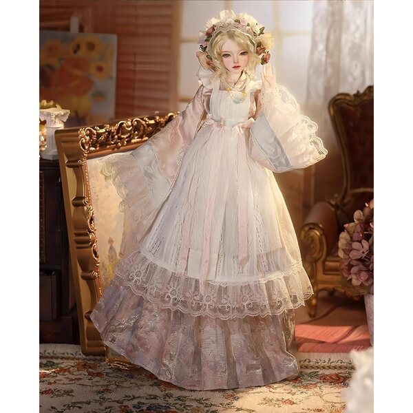 AMITT BJD 1/4 Harzpuppe mit detailliertem Make-up und perfekter Sammlerfigur