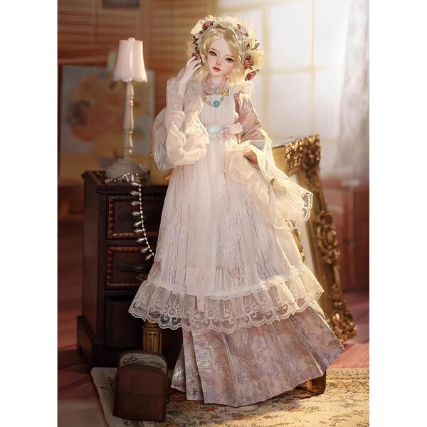 AMITT BJD 1/4 Harzpuppe mit detailliertem Make-up und perfekter Sammlerfigur