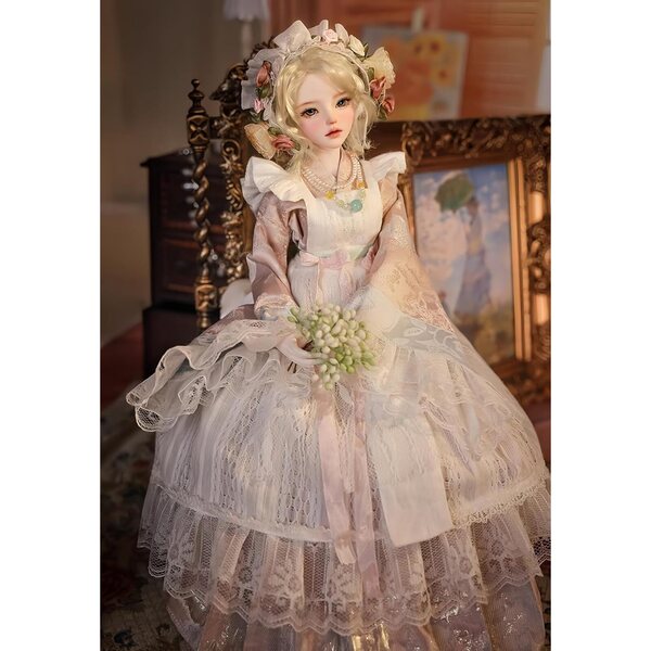 AMITT BJD 1/4 Harzpuppe mit detailliertem Make-up und perfekter Sammlerfigur
