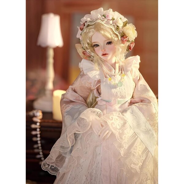 AMITT BJD 1/4 Harzpuppe mit detailliertem Make-up und perfekter Sammlerfigur