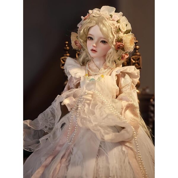 AMITT BJD 1/4 Harzpuppe mit detailliertem Make-up und perfekter Sammlerfigur