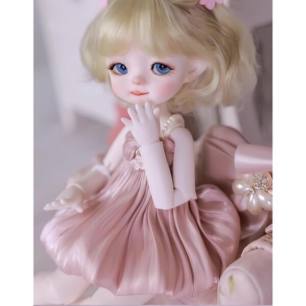 AMITD BJD Puppe 1/6 Kawaii 30 cm mit handgefertigter Kleidung und raffiniertem Make-up