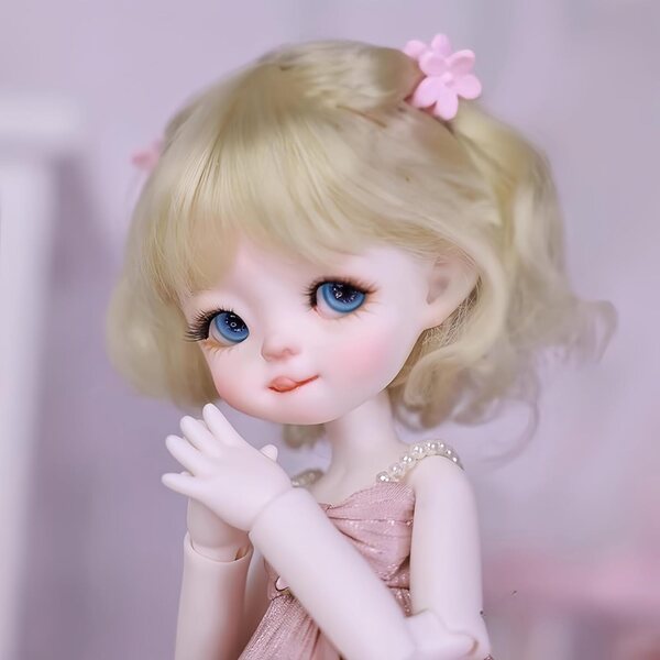 AMITD BJD Puppe 1/6 Kawaii 30 cm mit handgefertigter Kleidung und raffiniertem Make-up